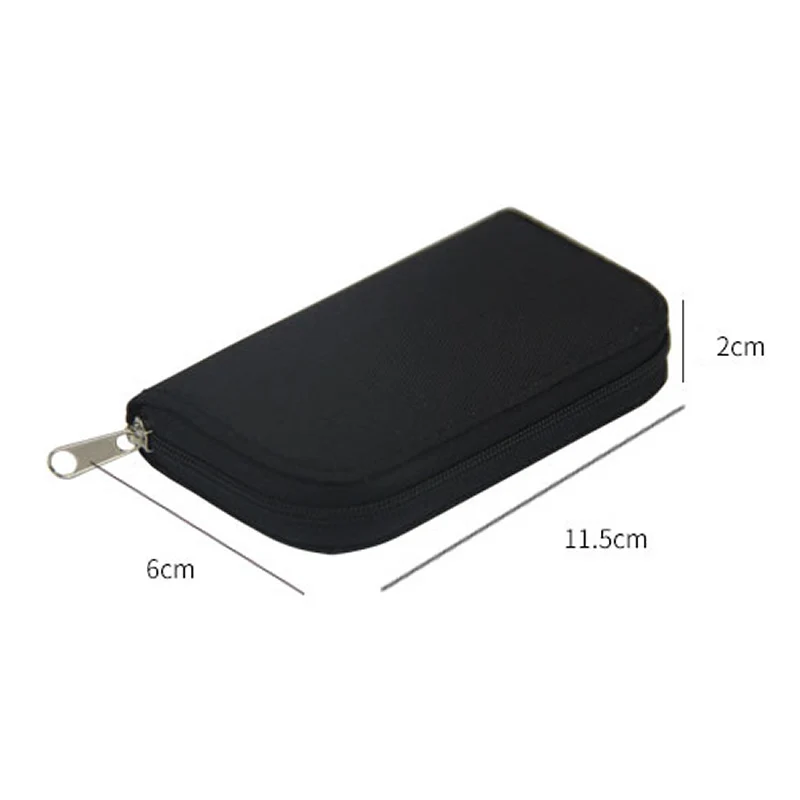 Memory Card Collect Bag SD Card Carrying Case Holder Wallet with 22 Slots for CF/SD/Micro SD/SDHC/MS/DS Card Bag Game Camera SD