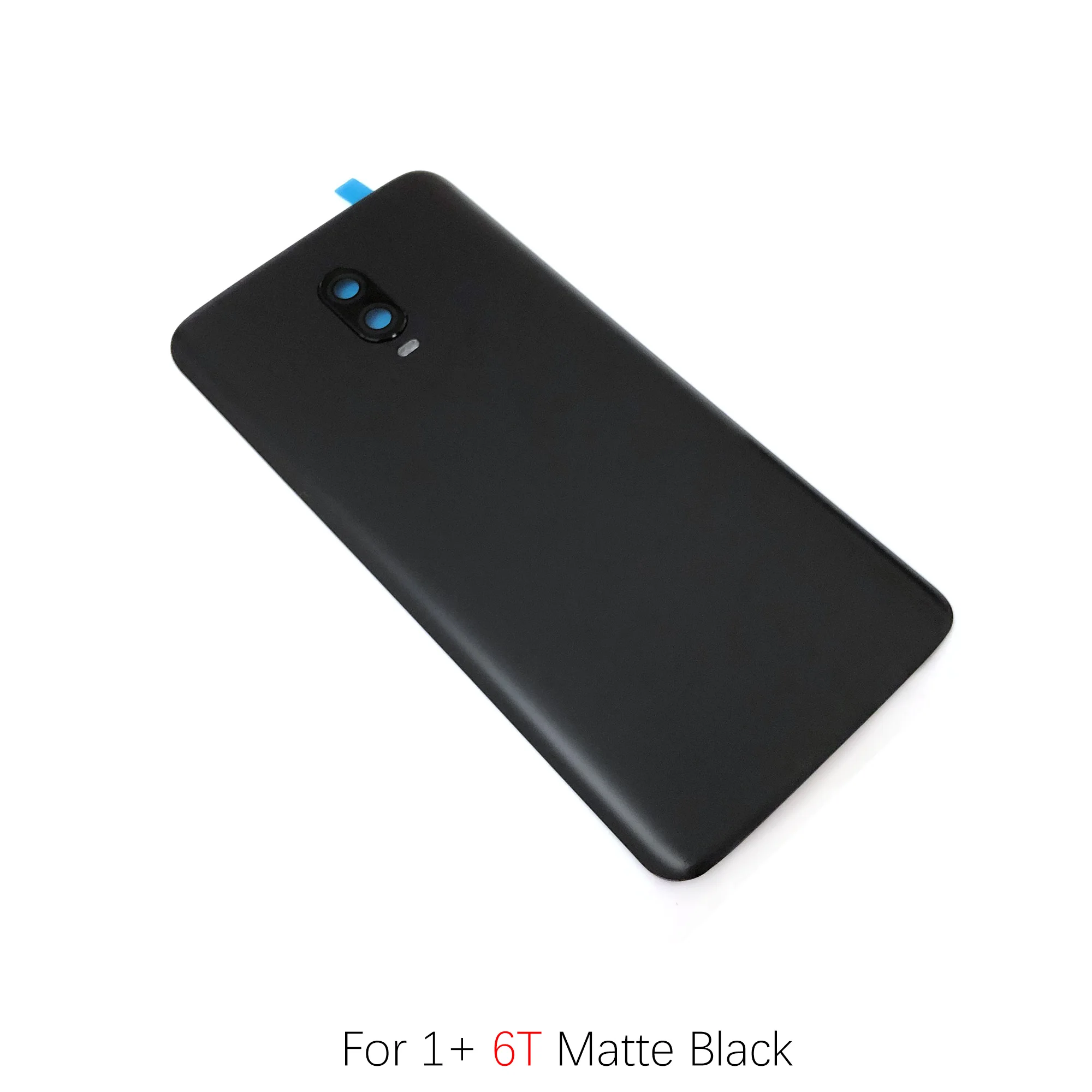 ใหม่สําหรับ OnePlus 6 6T ฝาหลังแบตเตอรี่ด้านหลังประตูกรณีเปลี่ยนแบตเตอรี่พร้อมเลนส์กล้อง