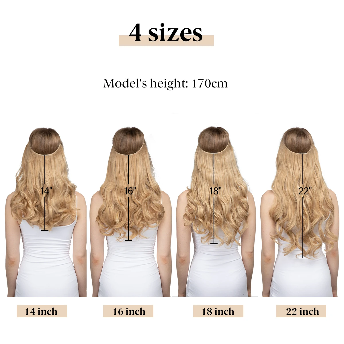 Extensión de cabello sintético sin Clips, extensión de cabello Natural, ombré, negro, Rubio, rosa, una pieza, onda larga, alambre Invisible, pieza de cabello falso