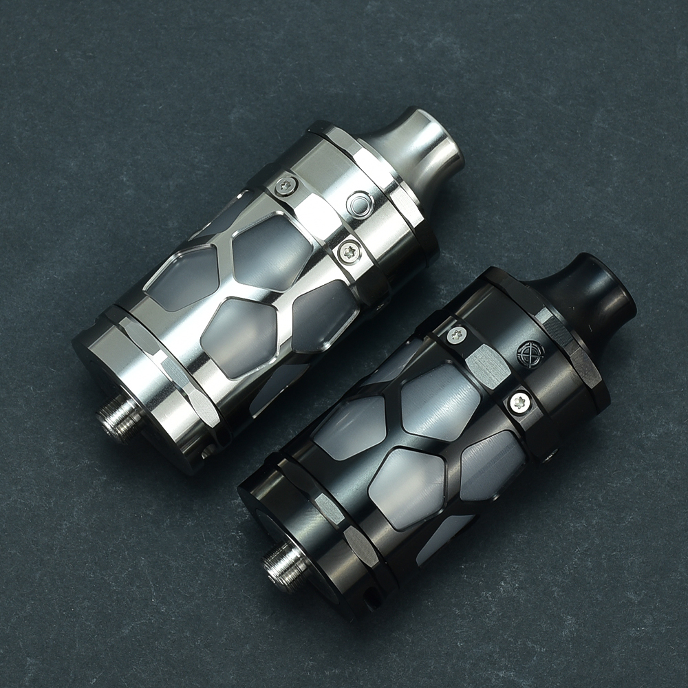 Taifun GT5 RTA 25mm Typhoon GTV Style Atomizador 6ml Vaporizador ajustable Flujo de aire 510 Punta de goteo vs Taifun gt4 gtr gt noe VapeTank
