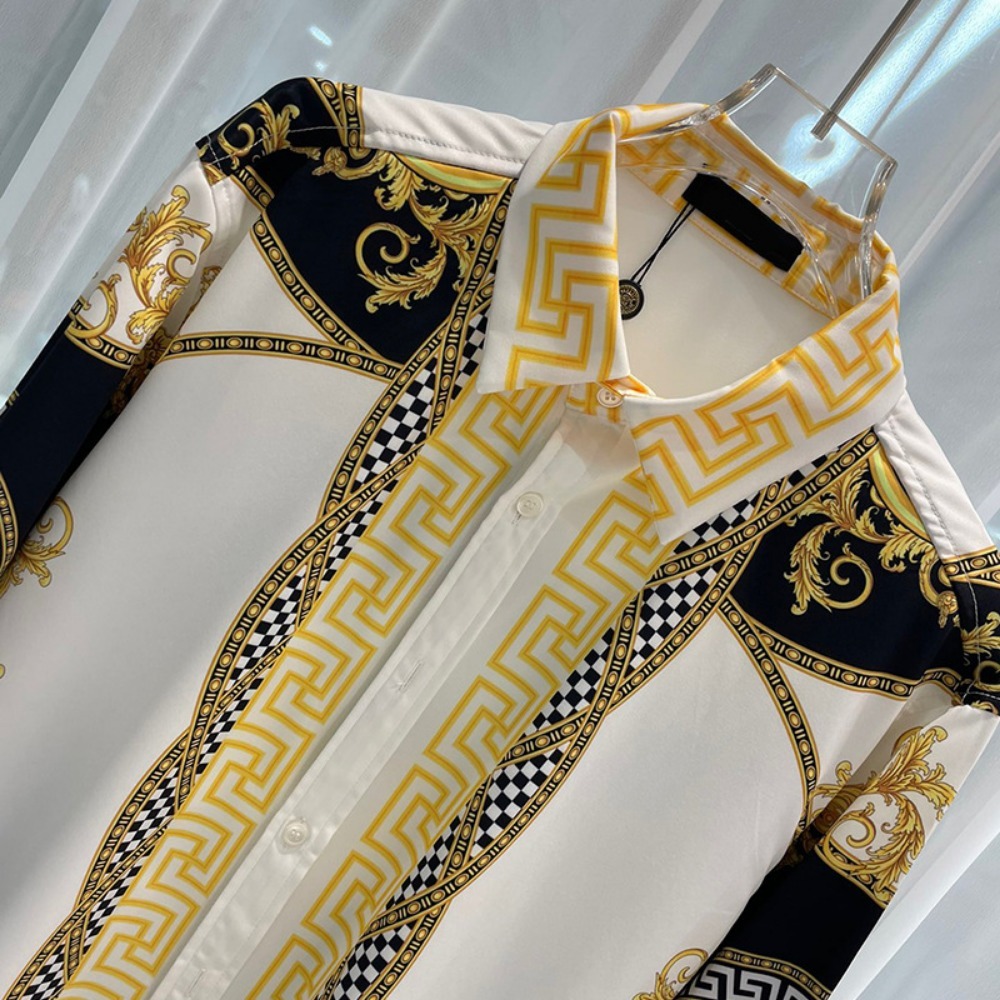 2023 New Autumn Fashion Youth Popular Digital Printing Men's Long Sleeved Lining