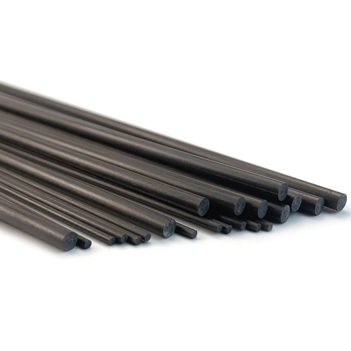 คาร์บอนไฟเบอร์รอบ Rod Dia 1 มม.2 มม.3 มม.4 มม.5 มม.6 มม.0.5M ความแข็งแรงสูงน้ําหนักเบา DIY คอมโพสิตอุปกรณ์เสริมสําหรับเครื่องบิน RC