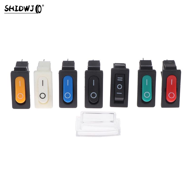 防水ロッカー電源スイッチ,オン/オフ,楽器スイッチ,高品質の2ピン,KCD1-110, 9.5x2mm, 5個