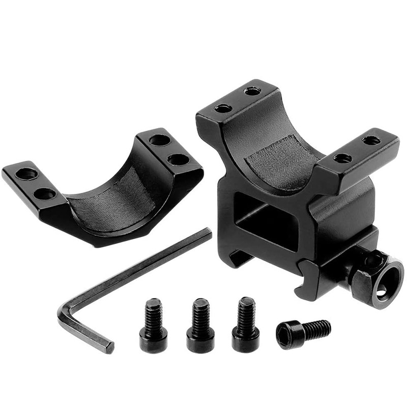 2PCS Hunting Rifle Scope Mount Ring for Dia 25.4mm 30mm Tactical Scopes Flashlight 11mm 20mm Picatinny Rail Mount Accessories