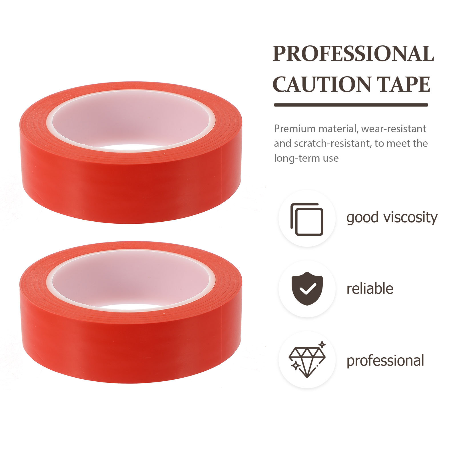 Duct Tape Professional Heavy Duty Multi-Function Wrapping Sealing Carpet Packaging 5 Rolls High Toughness Easy Cut Long Service