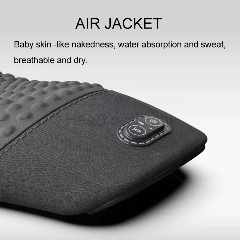 Multifunctional Electric Heating Massage Lumbar Pillow Waist Protcetion Relax Cushion Ergonomically Designed Waist Support Pad