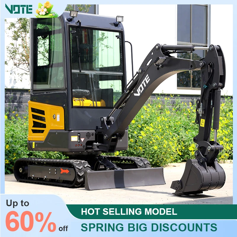 Gran oferta, 1 tonelada, 2 toneladas, 1t, 1,7 t, 2t, retroexcavadora sobre orugas hidráulica, Mini excavadora, microexcavadora ensacadora, excavadoras sobre orugas pequeñas