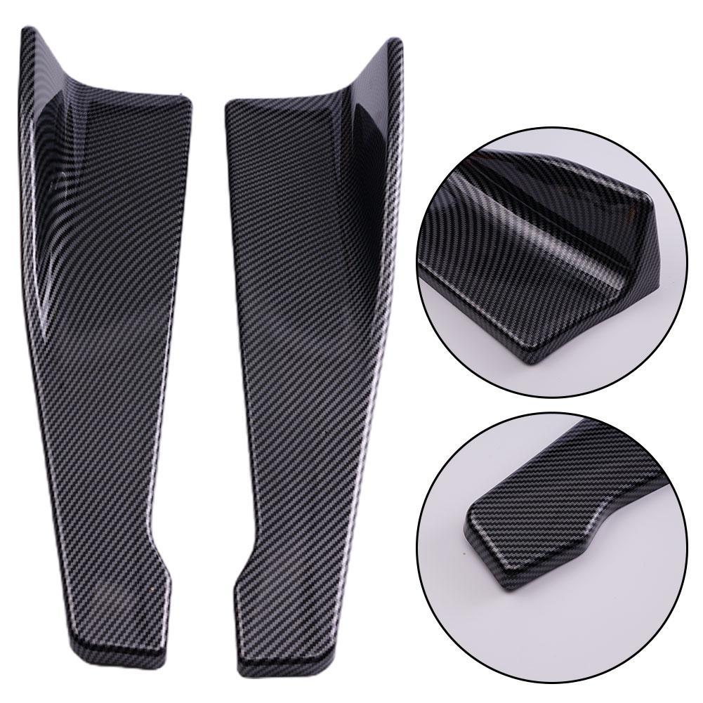 Universal Car Front Rear Bumper Strip Lip Spoiler Diffuser Splitter Scratch Protector 48CM Length For Audi BMW HONDA
