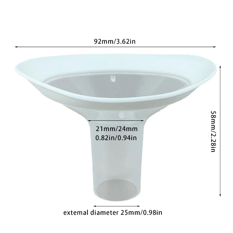 Pumpen-Brustschutz, 21 mm/24 mm, Silikon-Pumpenschutz, leicht zu reinigender Milchpumpen-Schutz