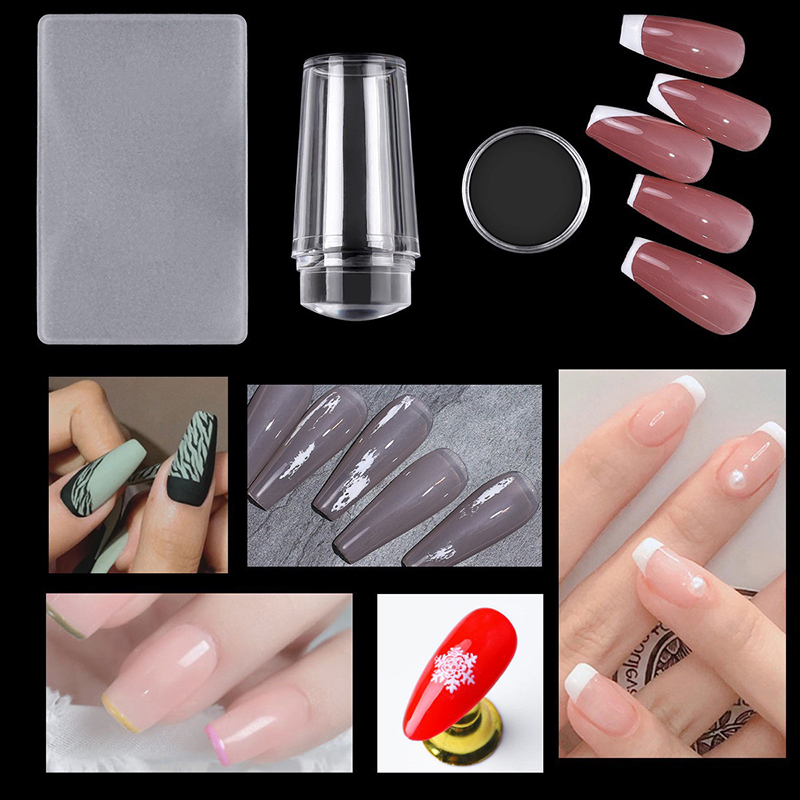 uñas accesorios y herramientas estampador uñas nails plantillas para uñas stamping nail art placas estampado uñas sellos para uñas moldes uñas Kit de placas para estampado de uñas, accesorios para manicura francesa
