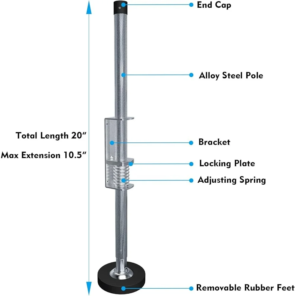 Ladder Levelers Type II I IA Adjustable Anti-Slip Extension Legs Ladders Up to 32 Inches Heavy Duty Steel Installation Tools