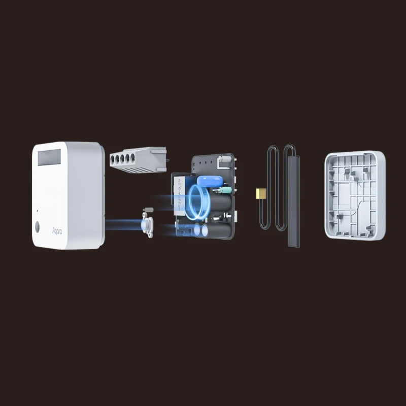 Aqara-controlador de relé de un solo canal, módulo de interruptor T1 Zigbee 3,0 No/con temporizadores inteligentes neutros, Control remoto por aplicación Homek