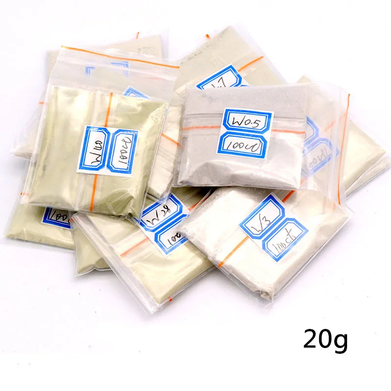 เครื่องมือขัดผงเพชรไมครอน W0.5สำหรับ W40 100กะรัต/20ก. ผงขัดเพชรเทียมสำหรับขัดอัญมณีหยกคาร์ไบด์เซรามิก