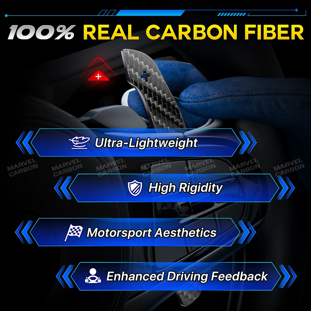 Para bmw série 1-4 f20 f21 f30 f22 f80 g20 g30 g80 m3 m5 x3 x5 extensões de mudança de volante de fibra de carbono magnética