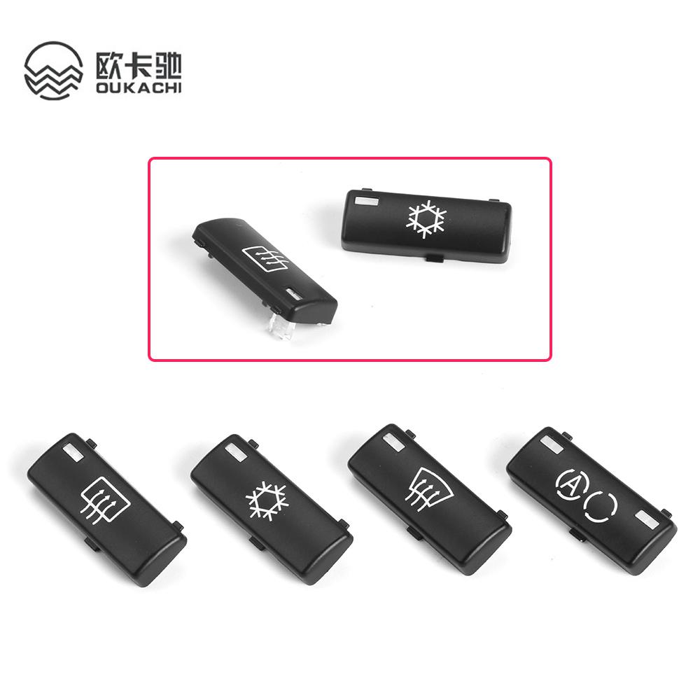 14 unids/set cubiertas de botón de interruptor de aire acondicionado de Control de clima de coche para BMW 5 Series E39 X5 E53
