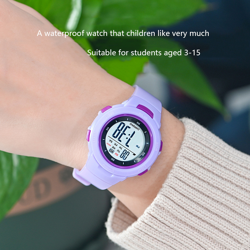 UTHAI CE49 Kinderuhren, modisch, leuchtend, wasserdicht, Wecker, intelligente Uhren, Jungen und Mädchen, Student, elektronische Armbanduhr, Geschenk