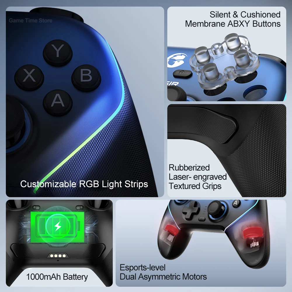 Gamesir Super Nova Controller wireless T4N Nova Pro Bluetooth Gamepad Joystick effetto Hall per PC Nintendo Switch Android iOS