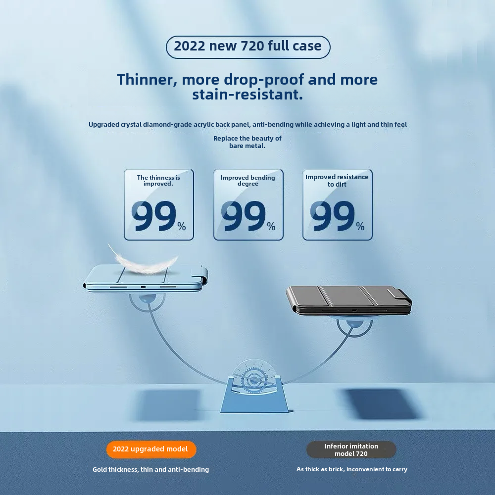 2022 ipadpro11 protective case ipadair5 protective case 11inch 2021 magnetic anti-bending ipad9 split