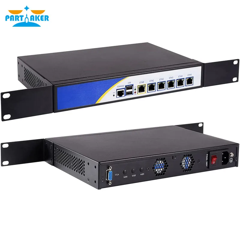Partaker pfSense Firewall Soft Router N5105 6x Intel i226 2.5G LAN 2 x DDR4 Mini PC VGA COM AES-NI OPNsense ESXi