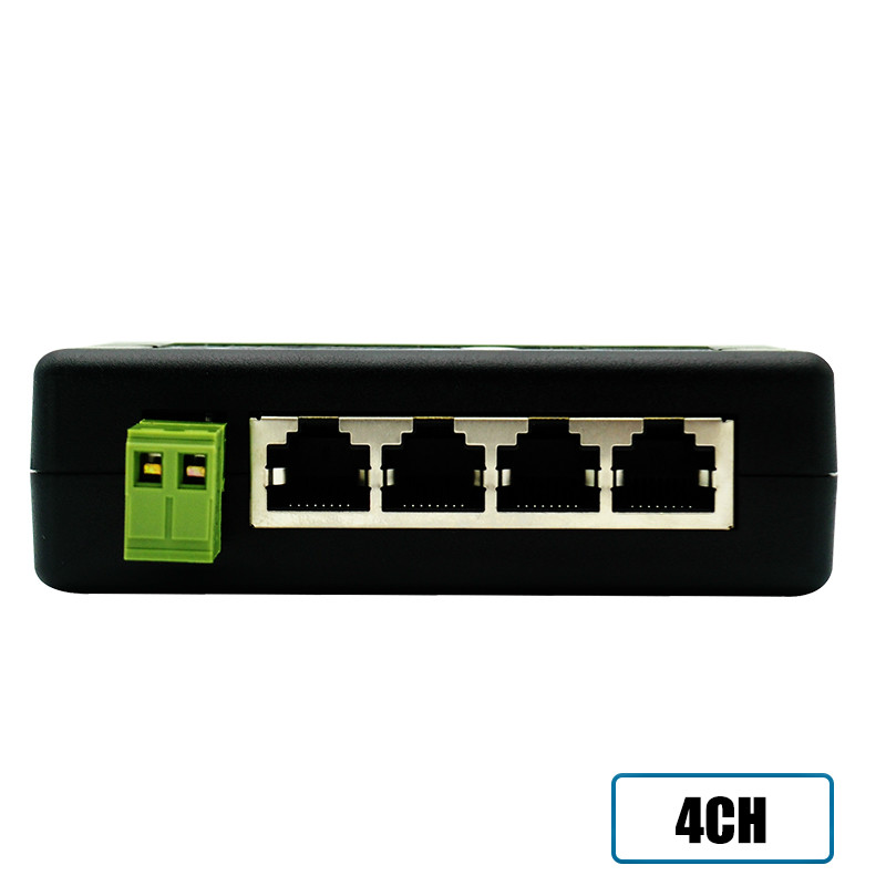 4 porty 8 portów wtryskiwacz POE POE Splitter dla sieci CCTV kamera POE zasilania przez Ethernet IEEE802.3af