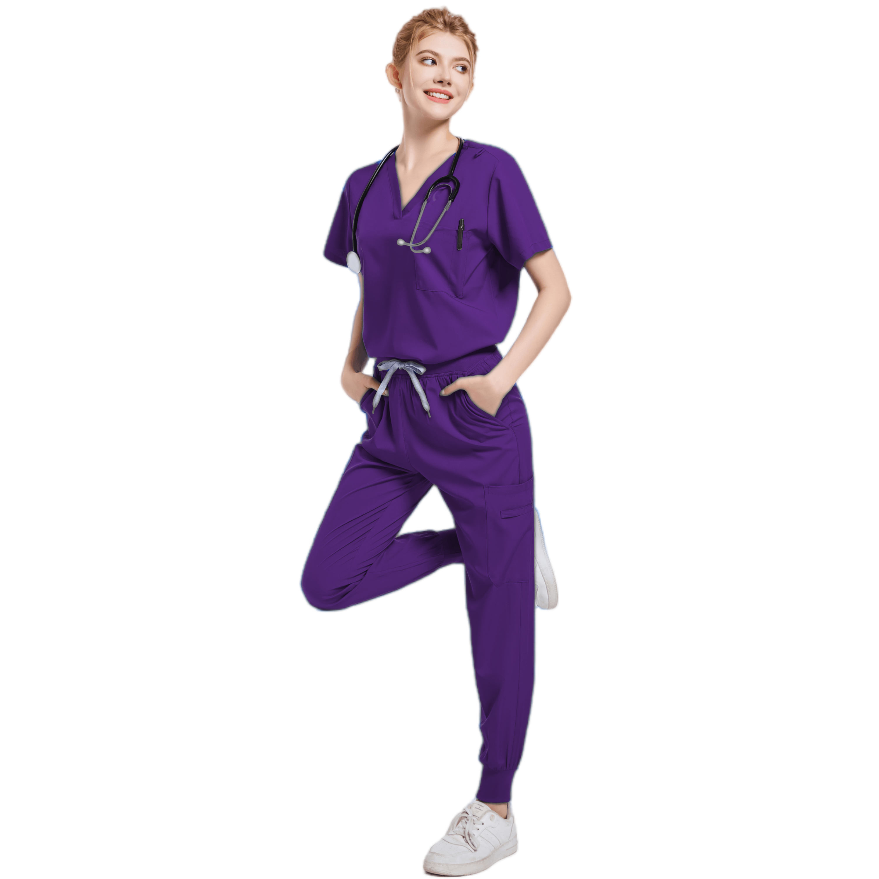 Handwashing Clothe Split Suit Short Sleeved Hand Brushing Pet Dentist Nurse Work Clothes Men Medical Care Clothes Nurse Uniform
