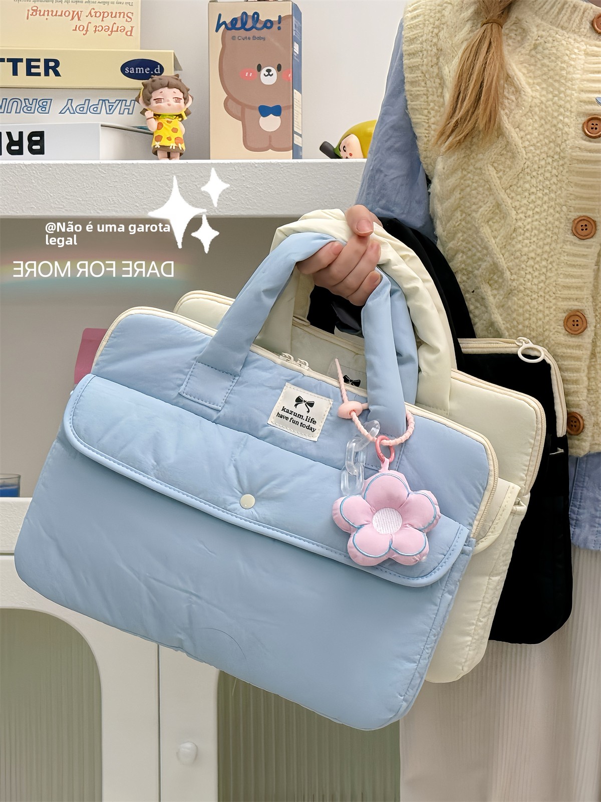 Capa para iPad Pro de /2,9 Polegadas, Capa Protetora para Laptop de 4/5,6 Polegadas, Bolsa Interna para Armazenamento de...