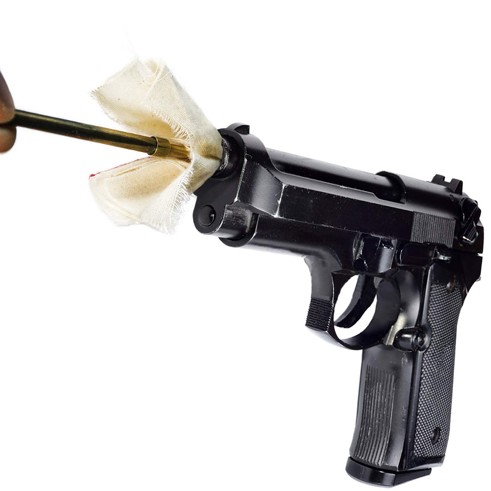 Toppe per la pulizia della pistola da 10 m di lunghezza, larghezza 5 cm/10 cm, panni resistenti, toppe assorbenti, taglio fai da te, panno per la pulizia di dimensioni per pistole da fucile