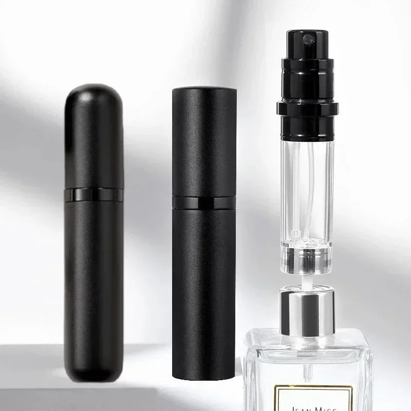 5ml Mini Portable Bottom-Filling Pump Perfume Refillable Spray Bottle Empty Cosmetic Containers Atomizer Bottle Travel Refill