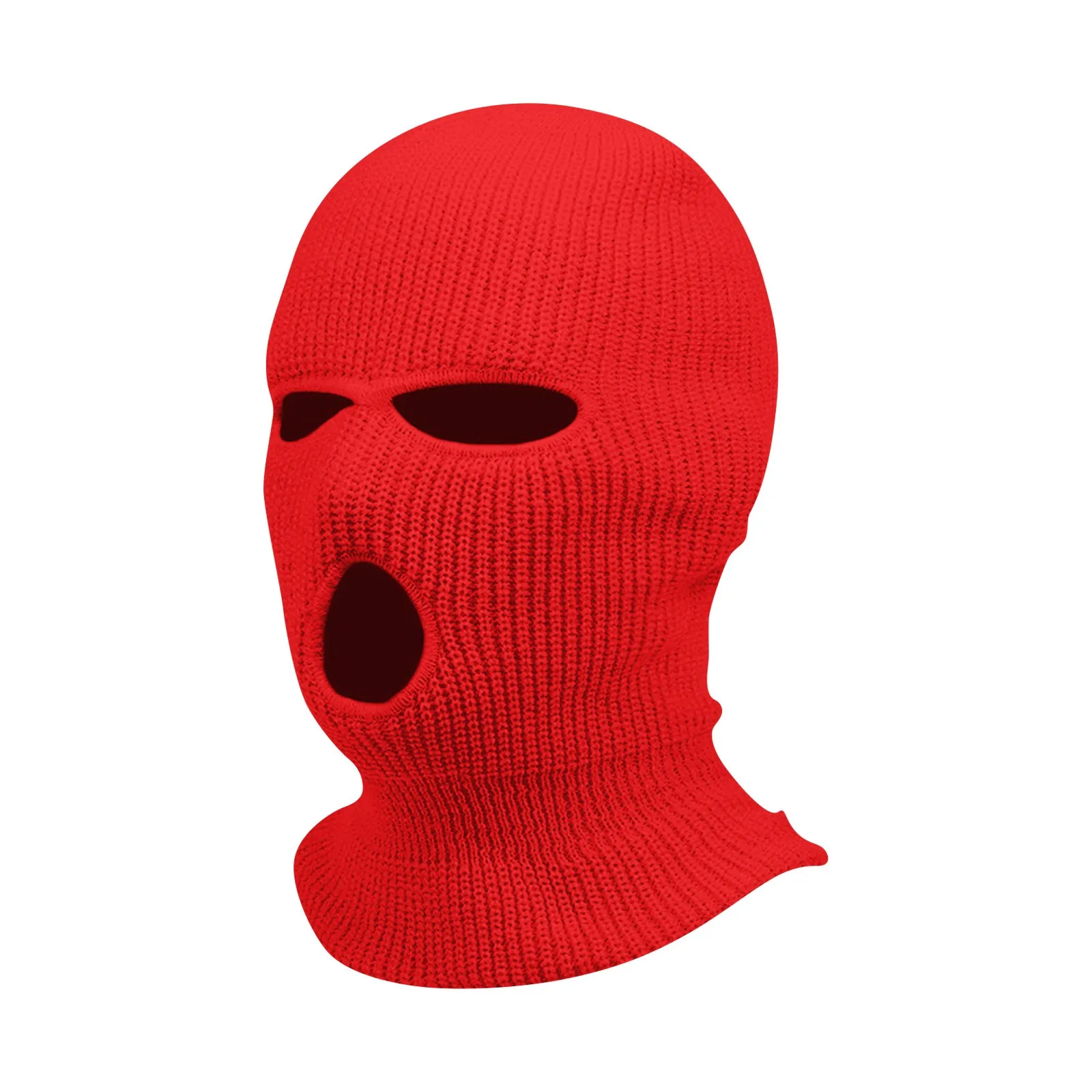 2024 nueva cubierta para todo el rostro máscara de esquí sombrero 3 agujeros pasamontañas ejército táctico CS gorros de punto a prueba de viento capó invierno cálido gorras Unisex