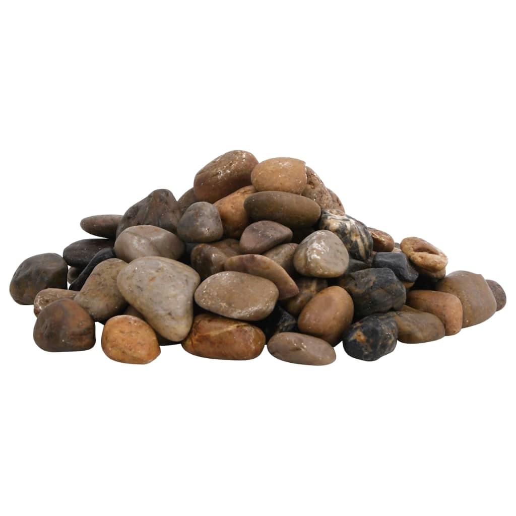 10KG Mixed Color Polished Pebbles 2-5CM
