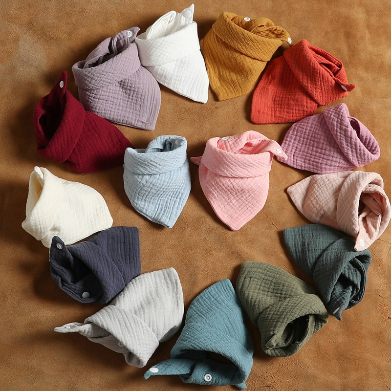 5 ชิ้นเด็ก Drool Bibs ผ้าเช็ดตัวสําหรับสามเหลี่ยมผ้าพันคอผ้าพันคอผ้าฝ้ายนุ่ม Bib ปรับปุ่ม Snap Burp ผ้าสําหรับชาย