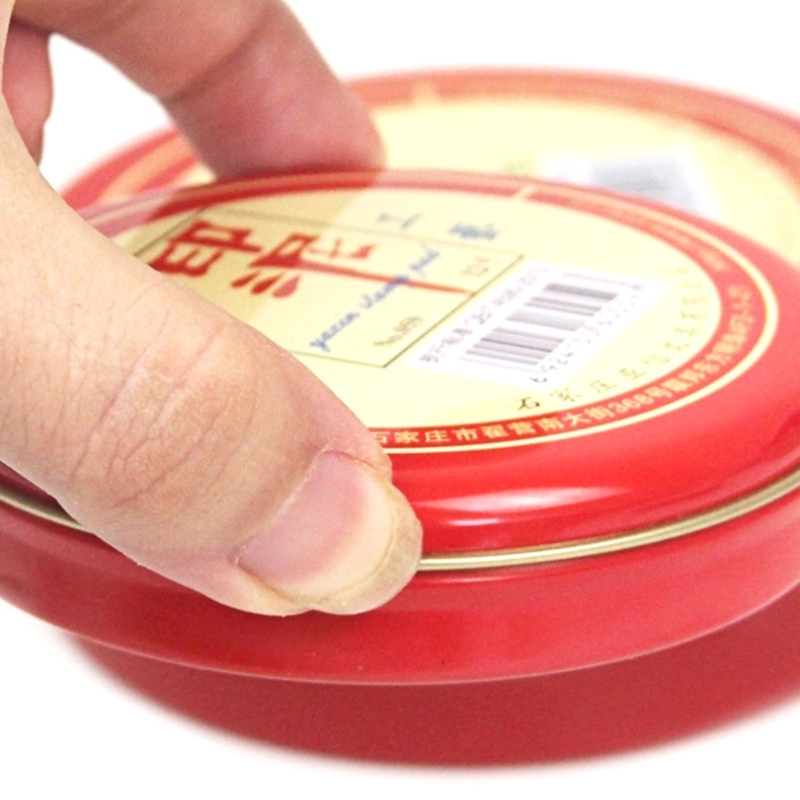 Red Stamp Ink Pad Round Chinese Yinni Pad Red Ink-Paste Quick-Drying Red Stamp Pad Calligraphy Painting Supplies