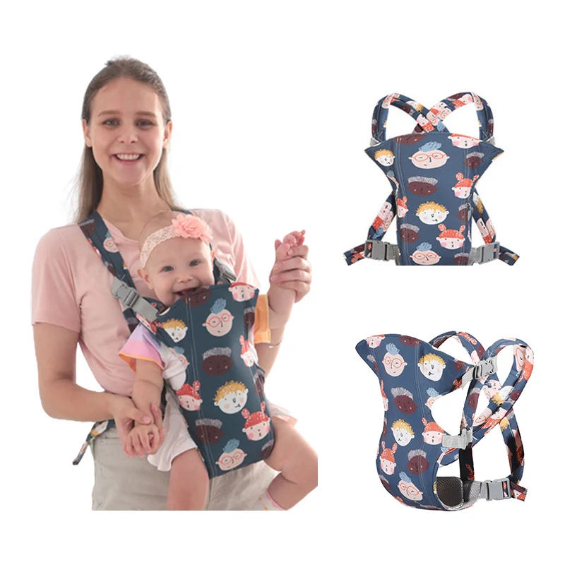 ใหม่ 0-48 เดือน Ergonomic Baby Carrier เด็กทารก Hipseat Sling ด้านหน้า Kangaroo Baby Wrap Carrier สําหรับเดินทางทารก