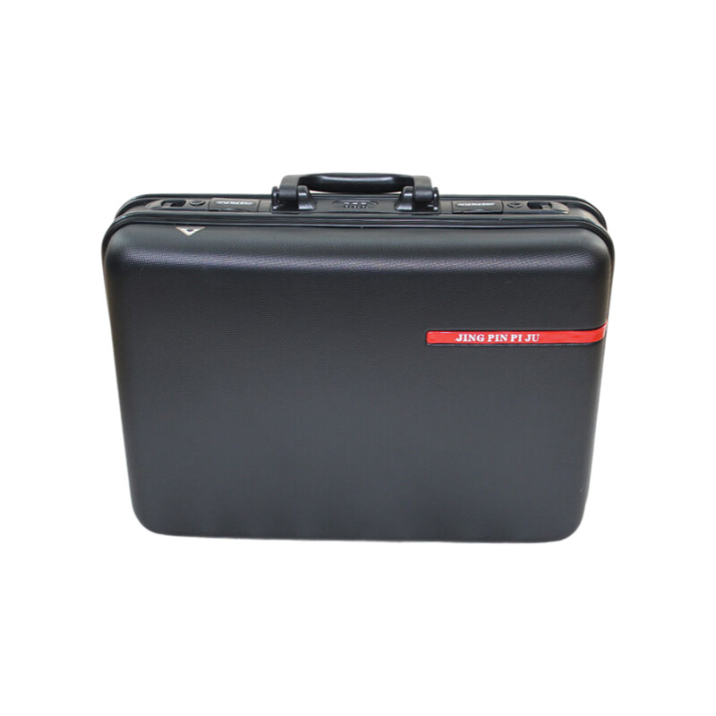 17/19 Inch ABS Security Lock Briefcase - Password Protected Aluminum Frame Laptop Case for Business Travel, Office Organizer