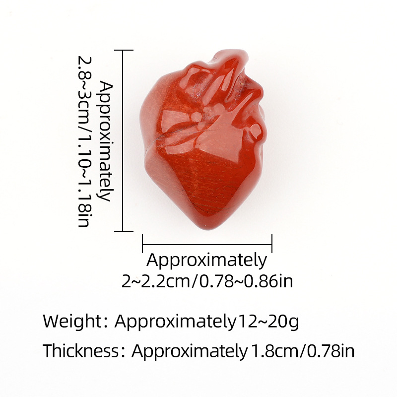 2 st Mini Menselijk Hart Model Standbeeld Natuurlijke Kristal Steen Amethist Quartz Tijgeroog Chakra's Liefde Kerst Decor diy gift hot