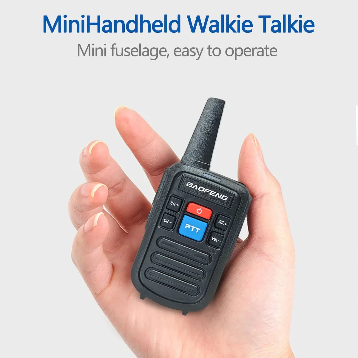 Baofeng BF-C50 2 stücke Mini Walkie Talkie Kinder Tragbare Amateurfunk Comunicador UHF 400-470 MHz Dual Band Zwei-weg Radio HF Transceiver