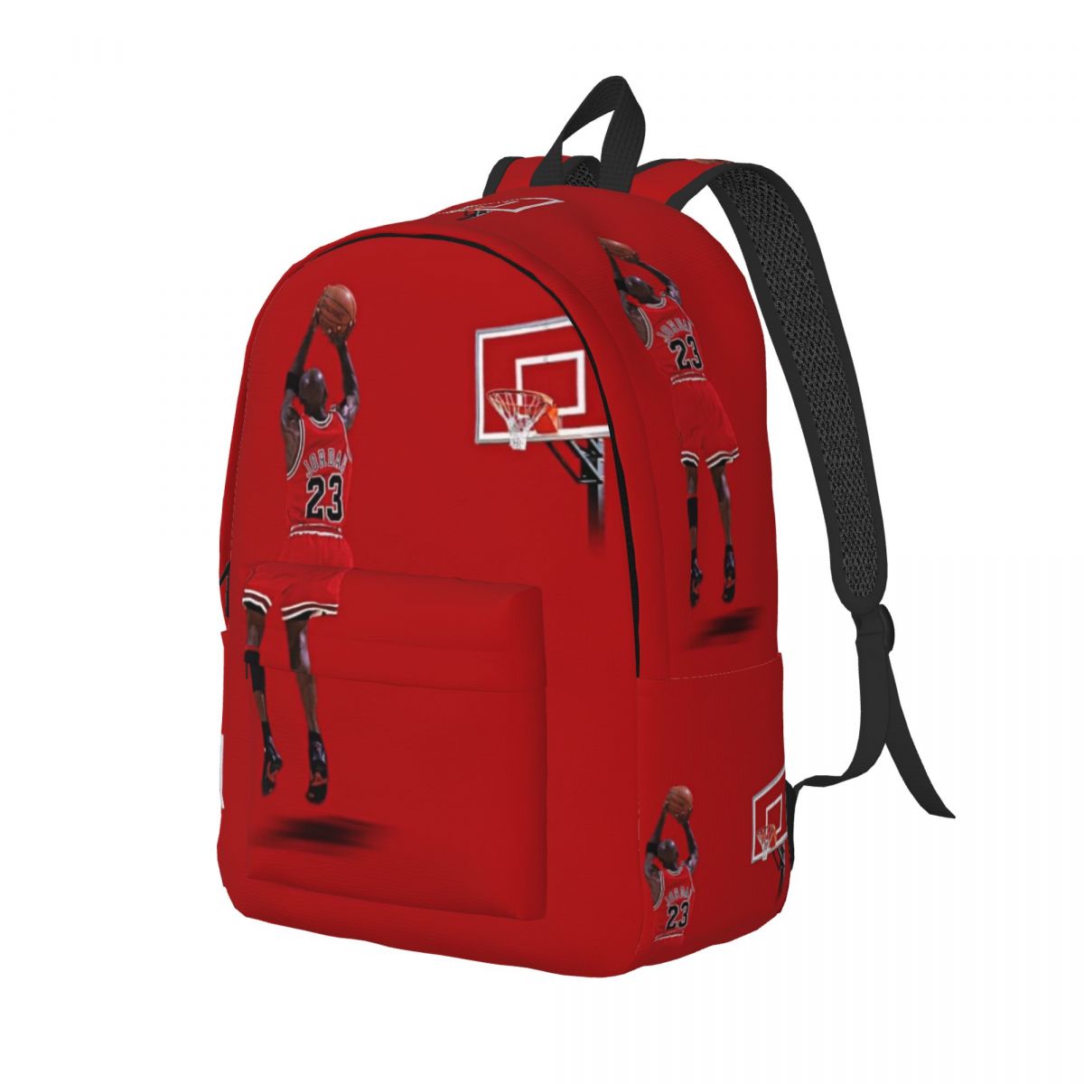 MJ-Michael Jordan for Teens Student School Bookbag Canvas Daypack Elementary High College Travel Bags