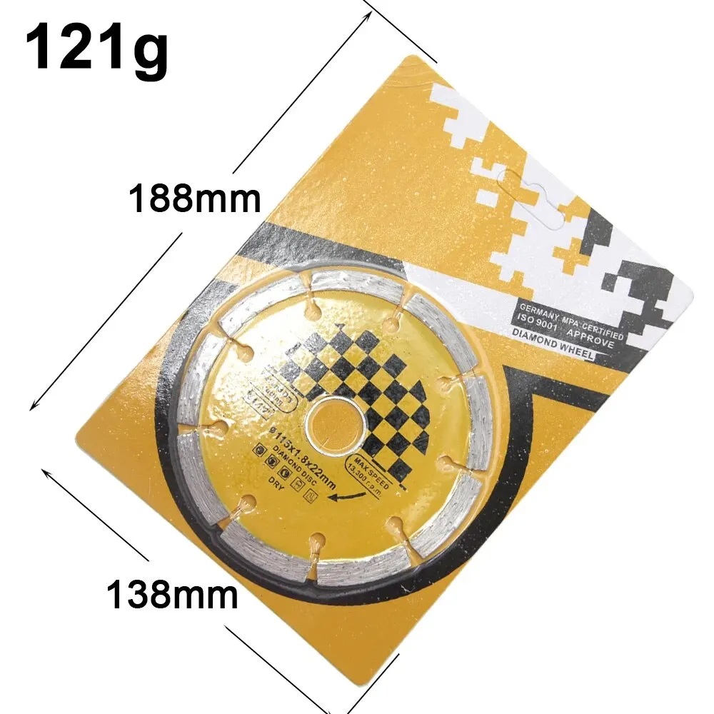 115mm diamante seco sulco parede quebrando lâmina de serra granito mármore lâmina de corte pedra concreto diamante ferramenta corte seco