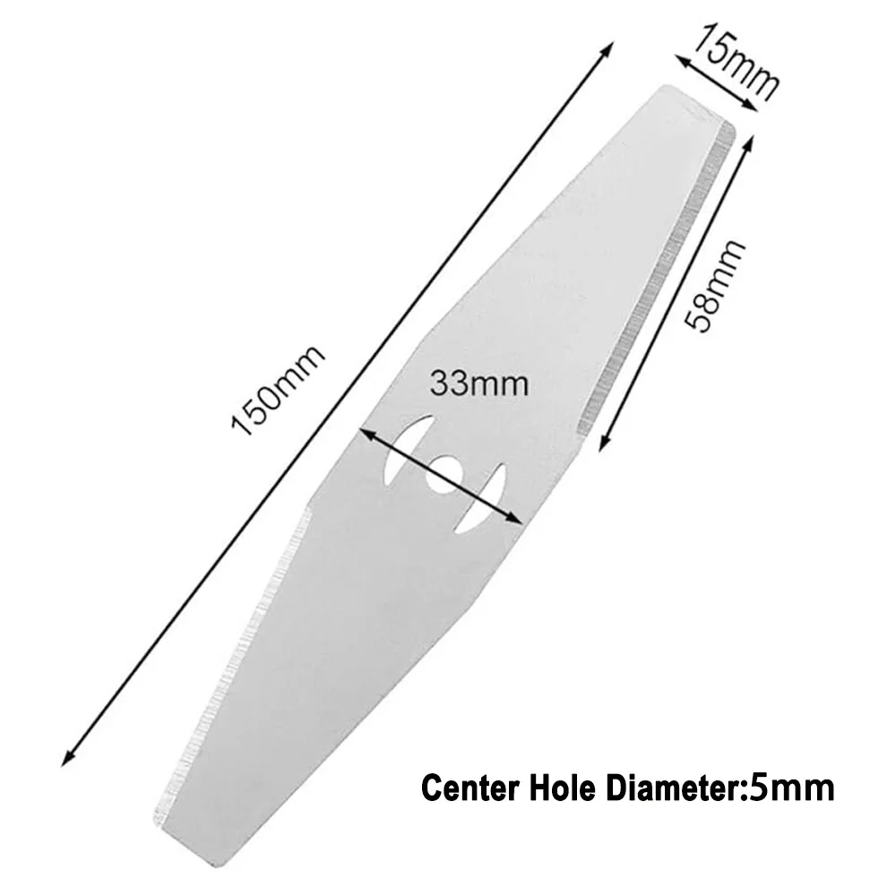 150mm Metal Grass Trimmer Head Replacement Saw Blades for Cordless Battery Lawn Mowers Home Garden Power Tools Grass Trimmers