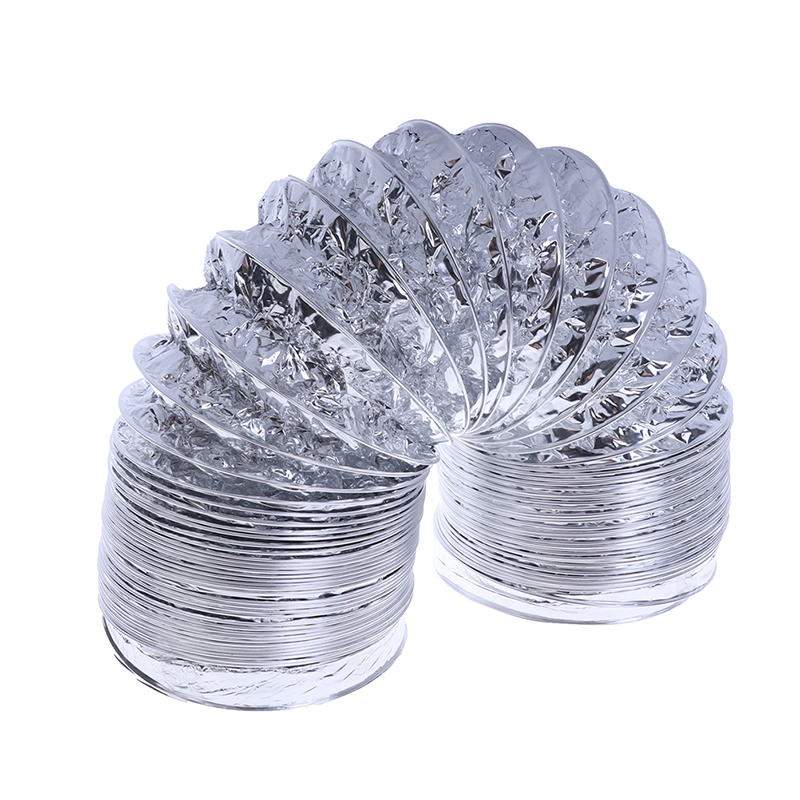 4 inch ventilatorpijp aluminium buis ventilatieslang flexibele uitlaatkanaal 2M