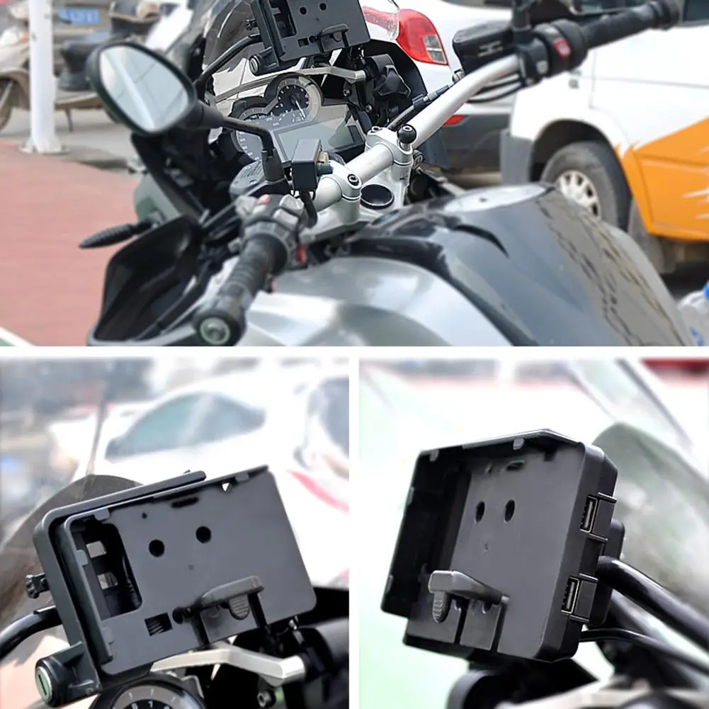 GS 1250 1200 pieza de motocicleta soporte de navegación de carga de teléfono USB soporte para BMW S1000XR S 1000 XR 100XR R1200 RS GS 2013-2023