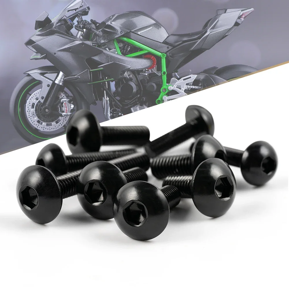 190 SZTUK Śruby mocujące do owiewek motocyklowych Zestaw śrub mocujących do SUZUKI GSXR 600 750 1000 K1 K2 K3 K4 K5 K6 K7 K8 K9 K10
