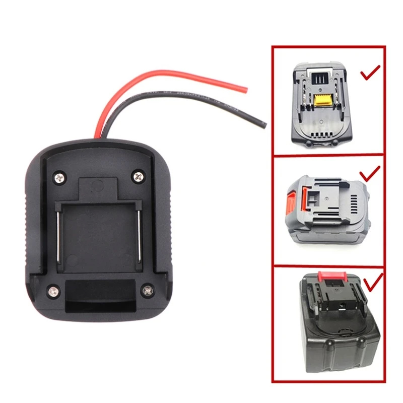 Conector de cabo de bateria diy para makita18v adaptador de saída de bateria de íon-lítio bl1830 bl1840 bl1850 para furadeiras elétricas