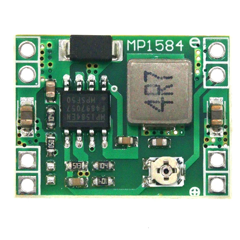 Módulo de fuente de alimentación reductor de DC-DC de tamaño ultrapequeño MP1584EN 3A convertidor Buck ajustable para Arduino reemplazar LM2596