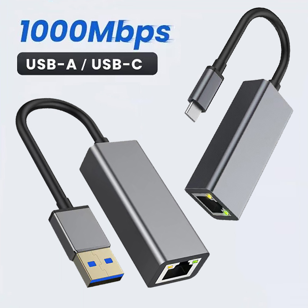 USB イーサネットアダプタ USB 3.0 ネットワークカード USB RJ45 Lan USB 有線ギガビットネットワークアダプタ PC MacBook Windows XP 7 8 10用