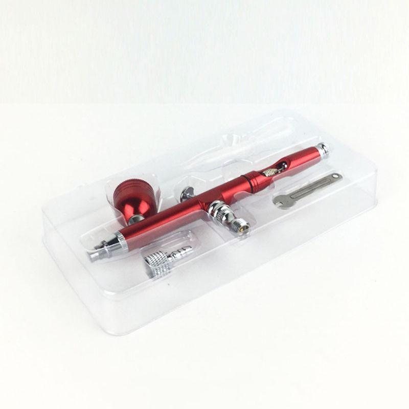 Tác Động Kép Trọng Lực 0.3Mm Vòi Xịt Bình Bơm Phun Trang Trí Bánh Sơn Móng Tay Nghệ Thuật M4YD