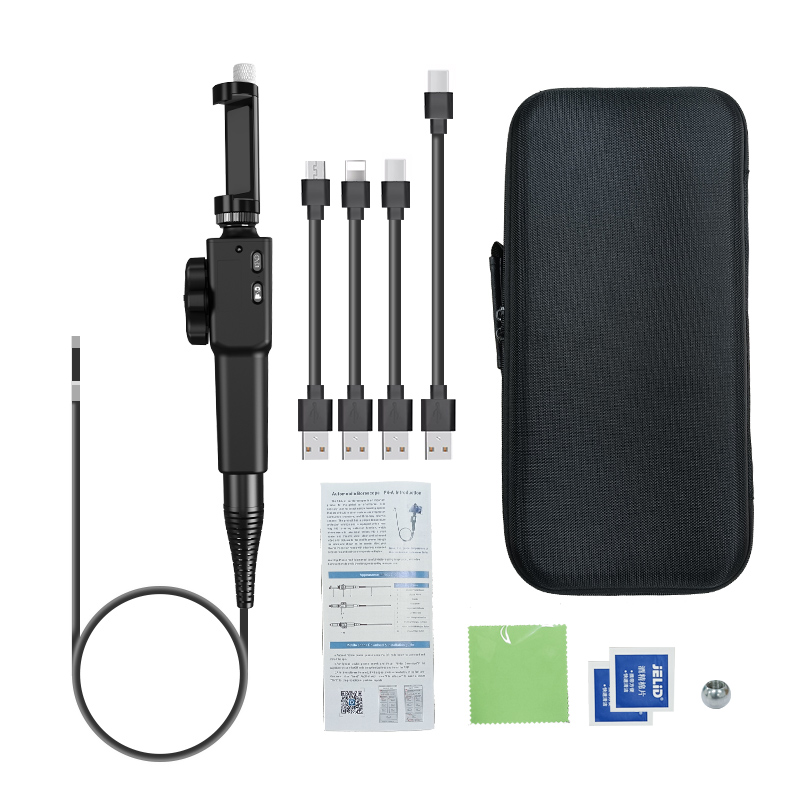 Шарнирная бороскопическая эндоскопическая камера GUANMOU с подсветкой 1080P HD змеиная автомобильная камера с регулируемым светодиодом для IOS Android