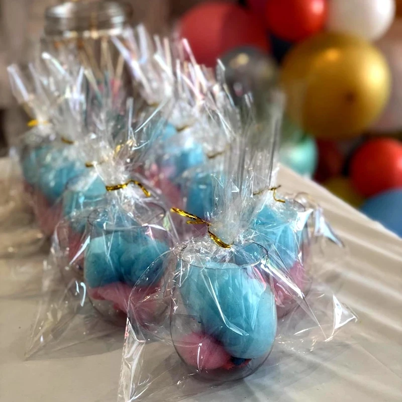 100 Chiếc Trong Suốt Túi Kẹo Lollipop Bánh Bao Bì Rõ Ràng Opp Cellophane Túi Quà Tặng Giáng Sinh Cưới Tiệc Sinh Nhật