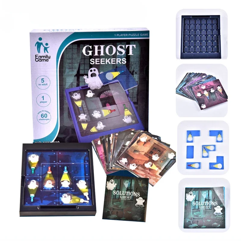 Halloween-Partyspiele, Halloween-Geister-Suche, pädagogisches Familienspiel, Büro- und Hauspartys, Tisch-Brettspiele