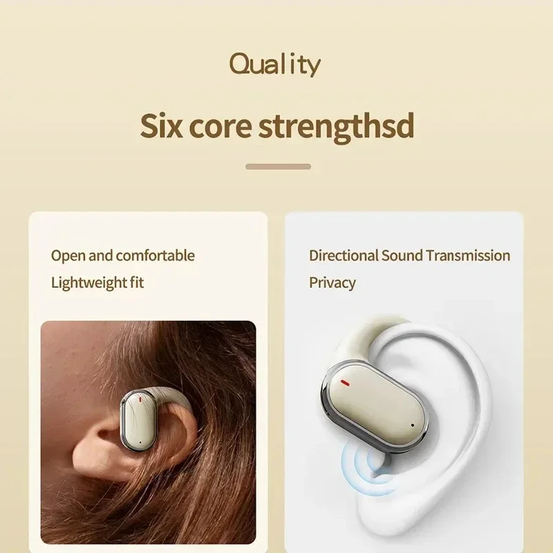 X93ワイヤレスイヤーハンギングヘッドセット、ノイズリダクション、防水イヤホン、スポーツ、ランニング、ウォーキング